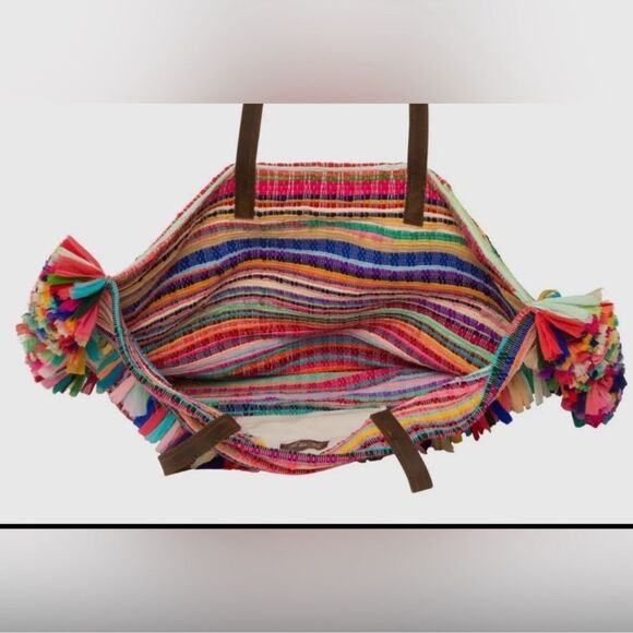 Raj x Lulu’s Guatemala Boho Extra Large Tote Bag - Picture 3 of 4